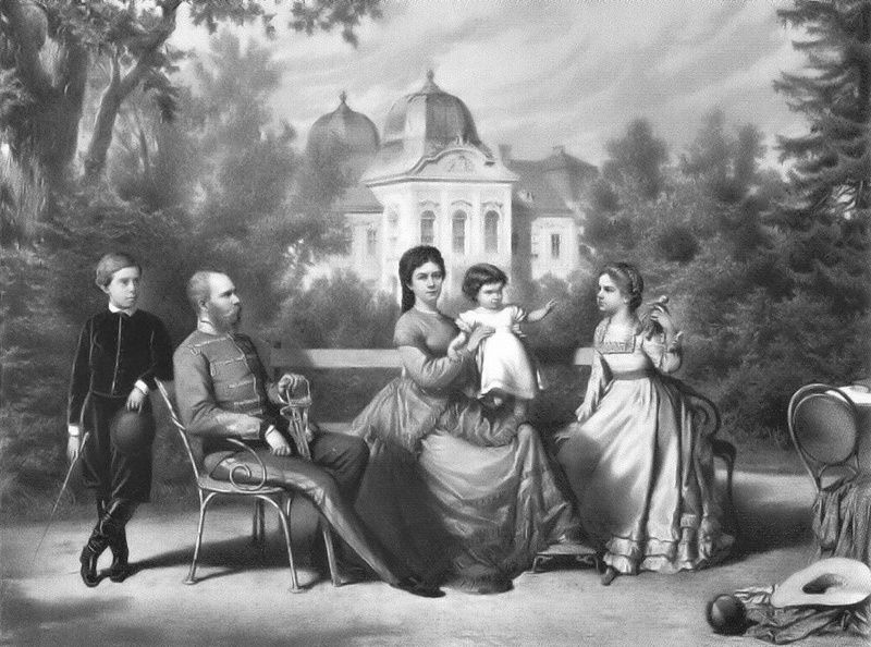 Cisár s manželkou a deťmi (foto: wikipedia)