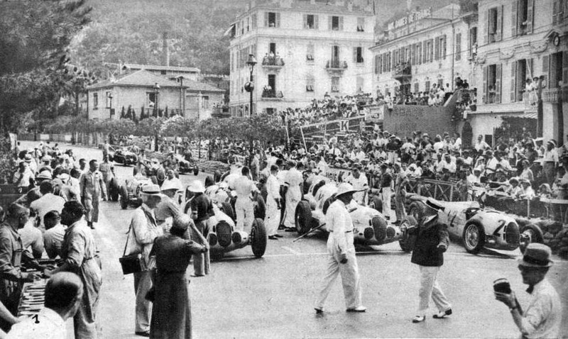 Štart Veľkej ceny Monaka 1937