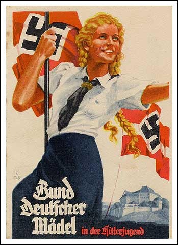 Propagandistický plagát Bund deutscher Mädel (foto: wikipedia)