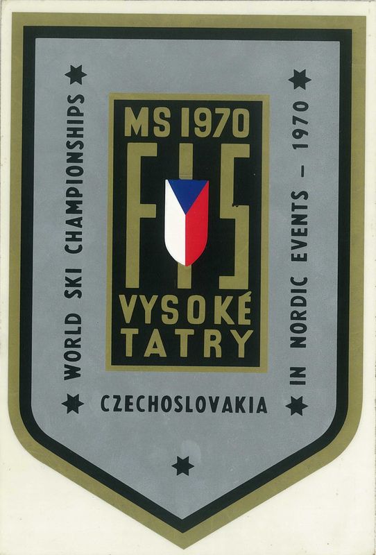 Nálepka FIS 1970 (foto: Múzeum v Kežmarku)