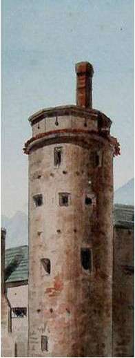 Východná veža na obraze z roku 1866.
