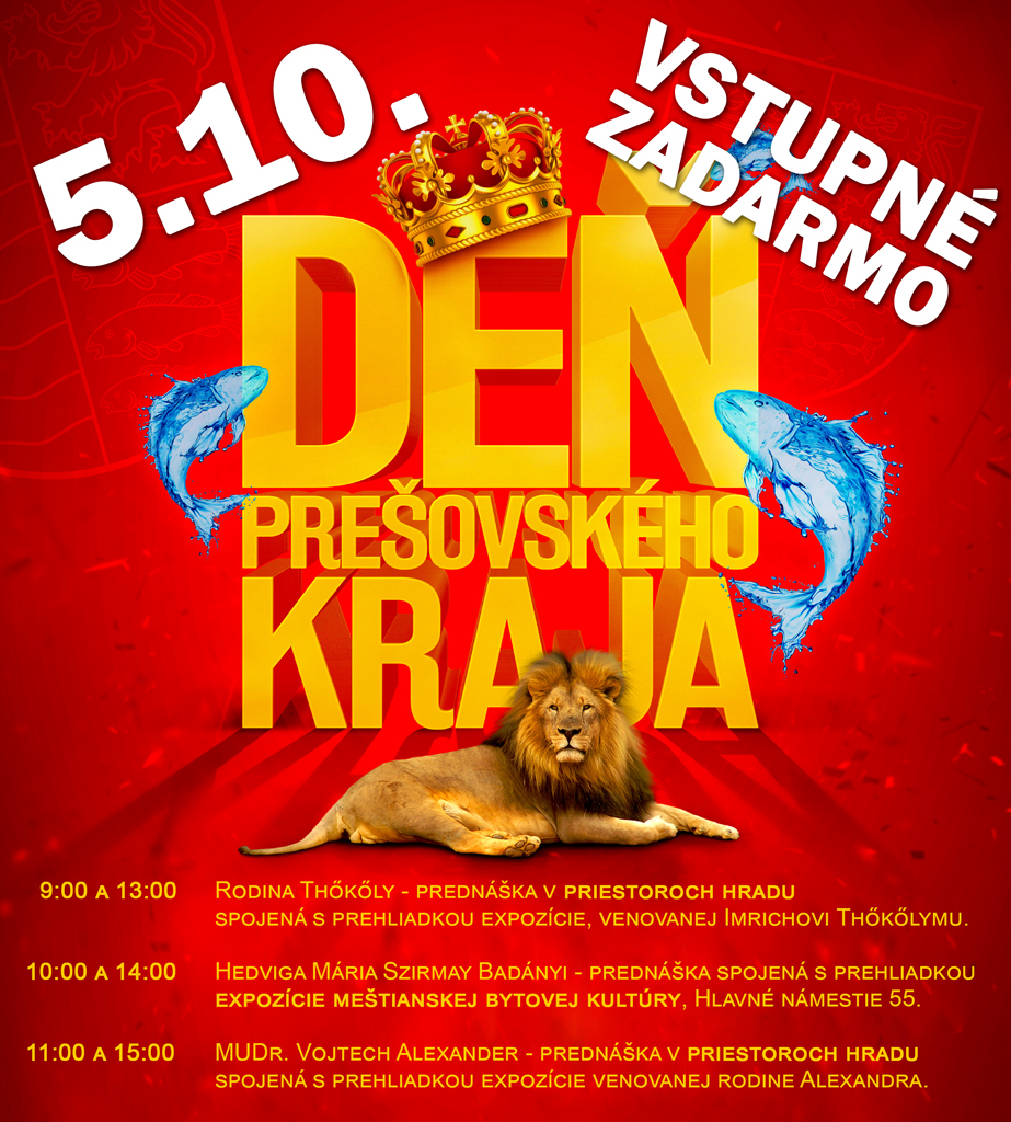 Plagát k podujatiu - Deň Prešovského samosprávneho kraja