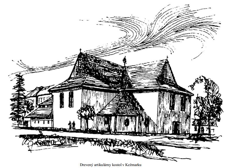 Ilustračný obrázok k výstave - Drevený artikulárny kostol v Kežmarku.