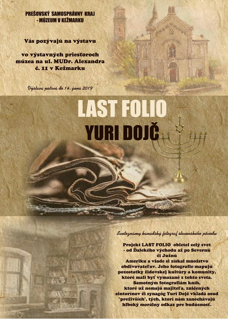 Plagát k výstave - Last Folio