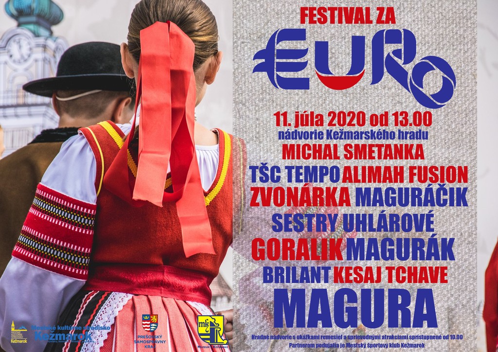 Festival za €uro - plagát
