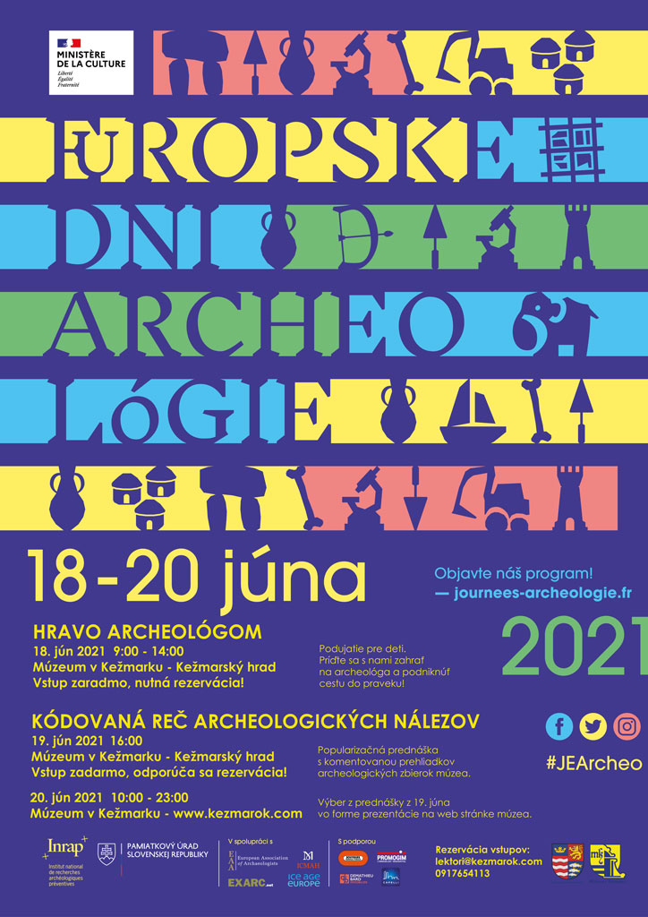 Plagát k podujatiu Európske dni archeológie